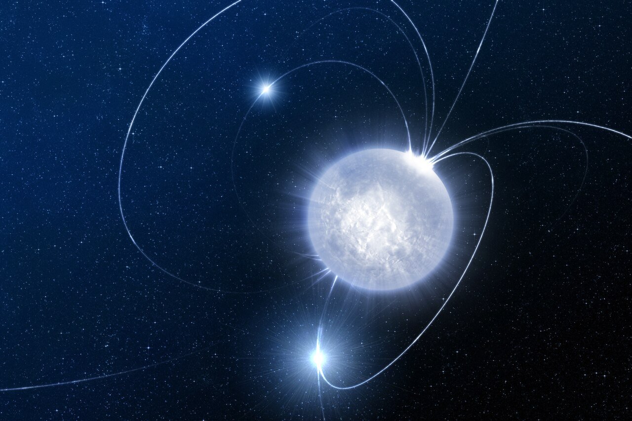 The Hibernating Stellar Magnet (artist's impression).tif
