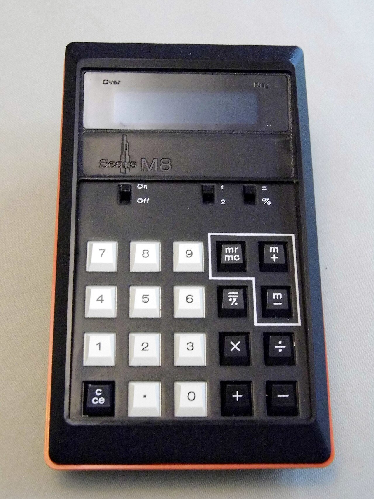 Vintage Sears Model M8 (aka 801.58870) LED Handheld Electronic Calcula