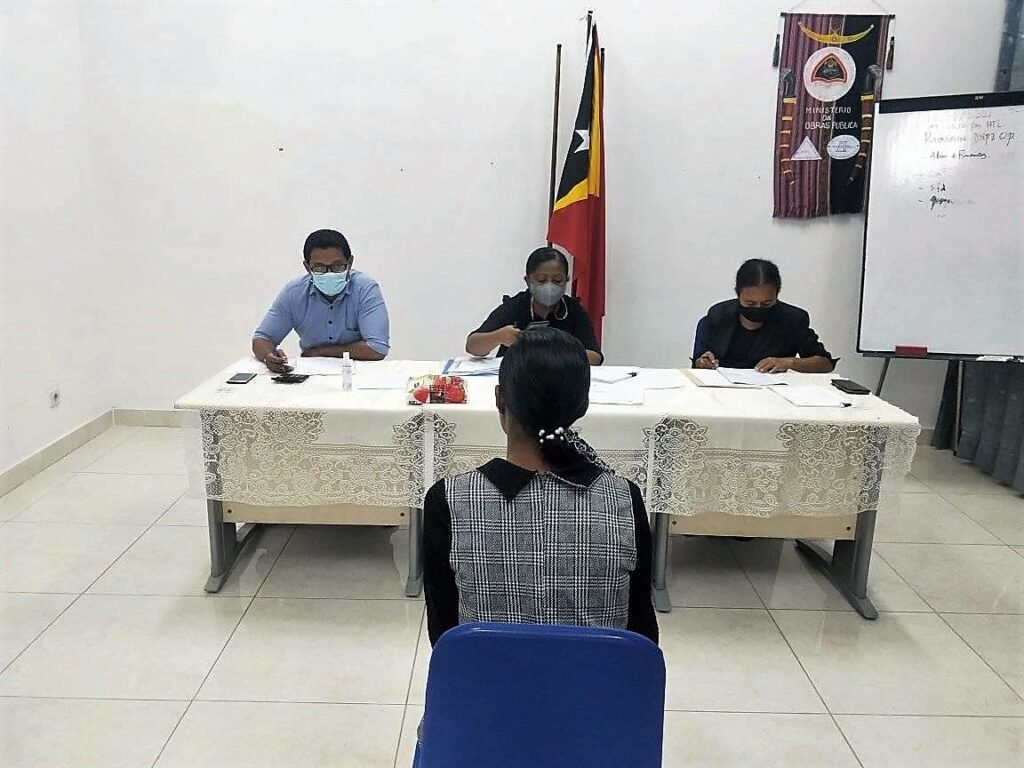 2021-10-27 candidates' interview for vaccancies in National directorat