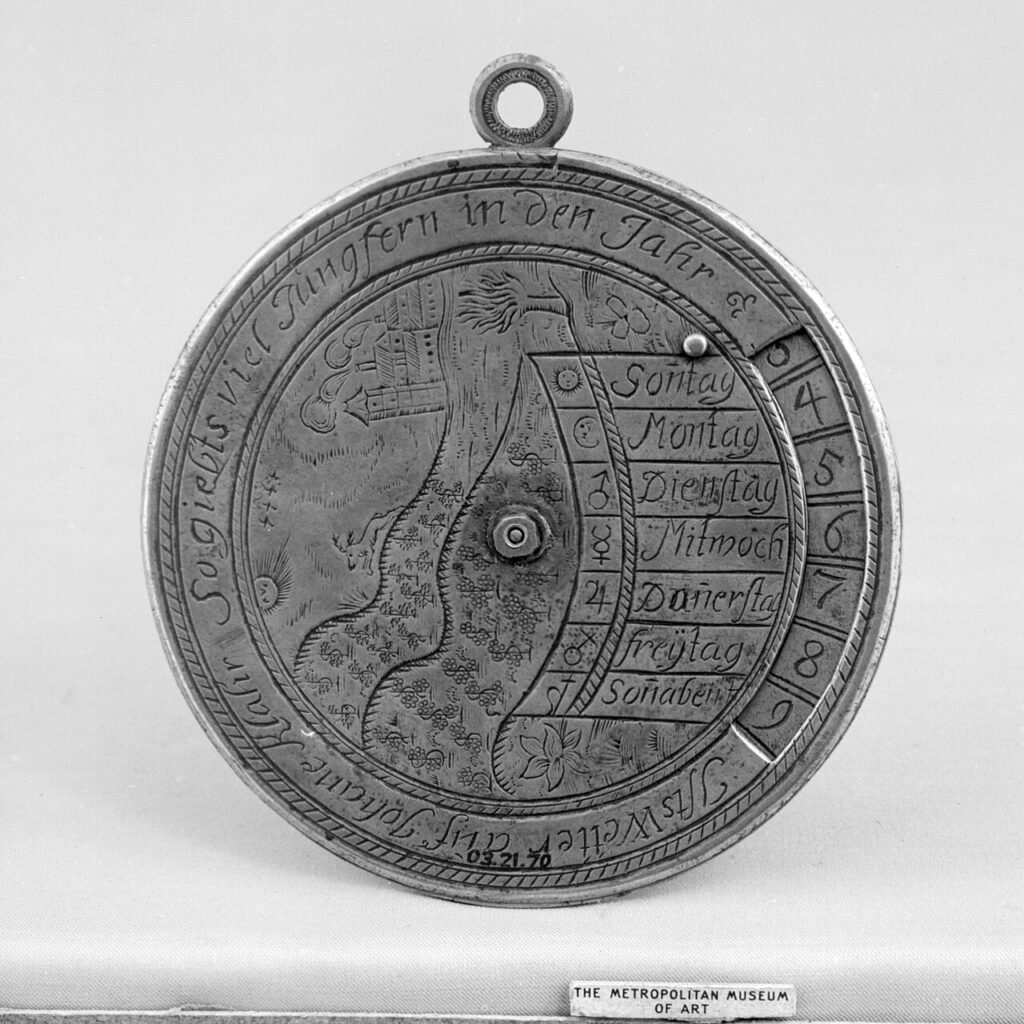 Perpetual calendar MET 33451