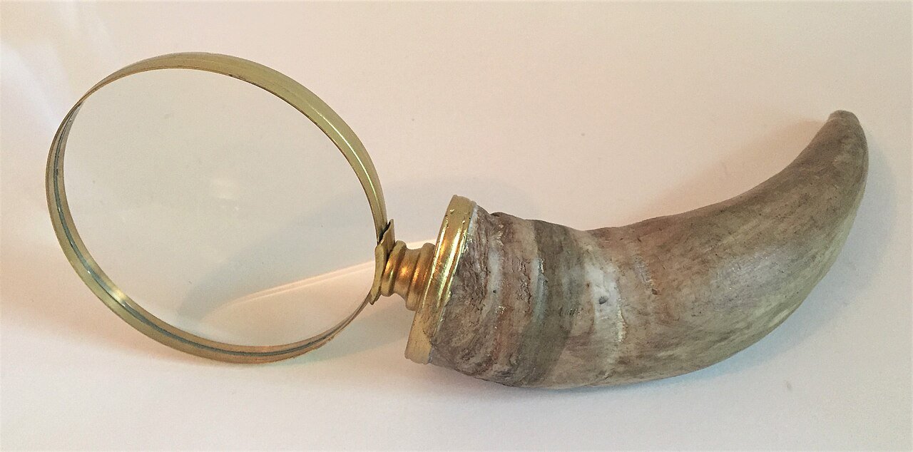 A magnifying glass