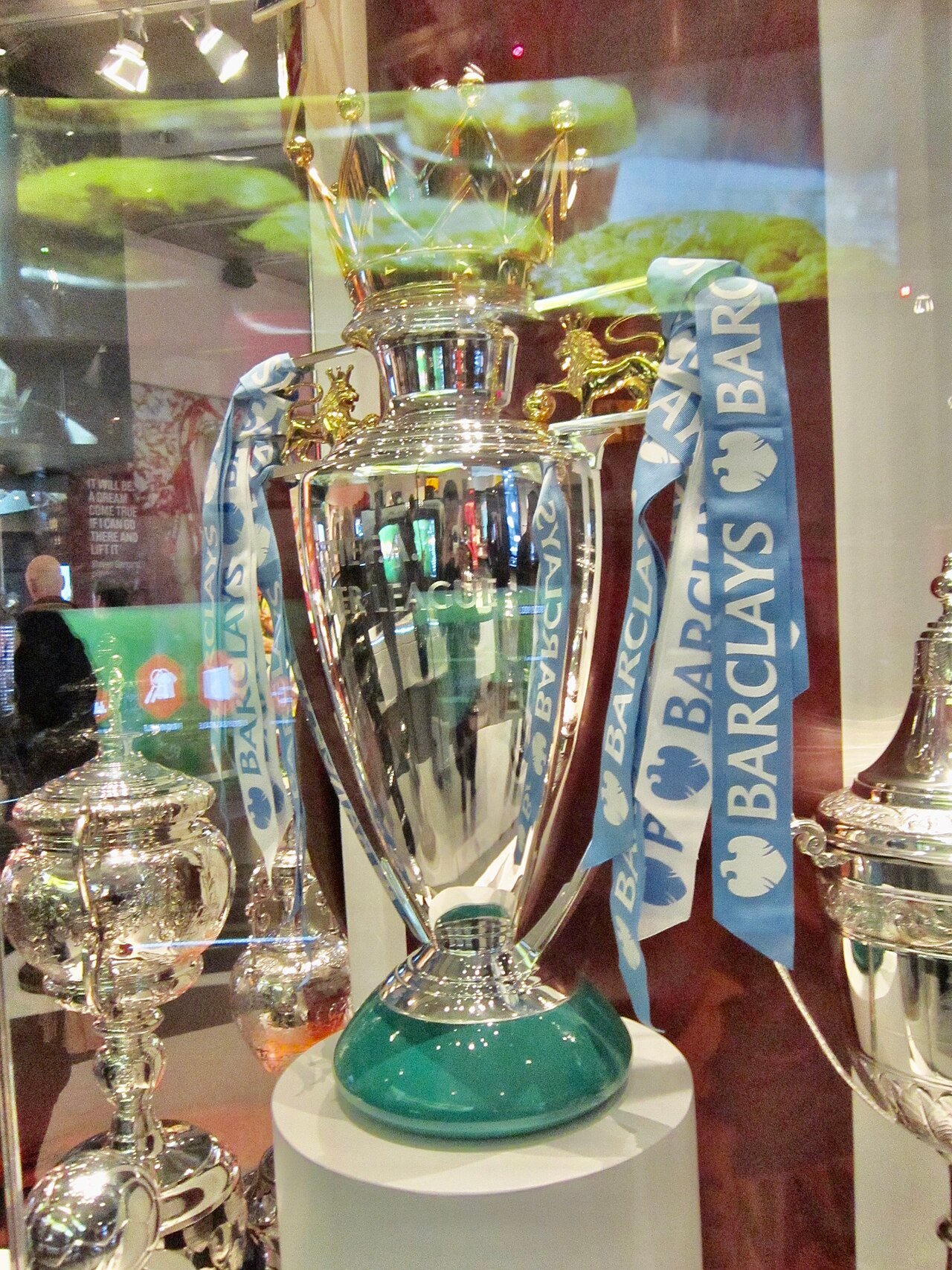 Premier League Trophy at Manchester's National Football Museum (Ank Ku